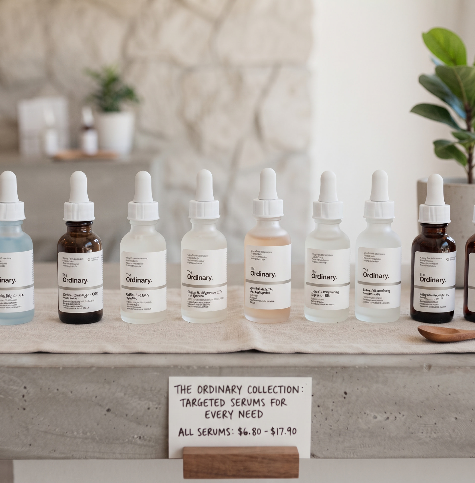 The Ordinary skincare collection selected by YFARZ